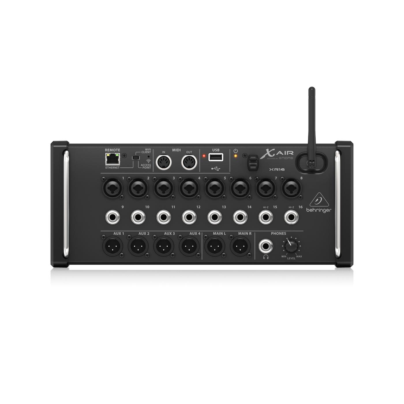 Behringer XR16 Air Mixer digital rack 8 mic 8 line